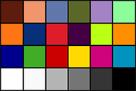 Original image of colour palette