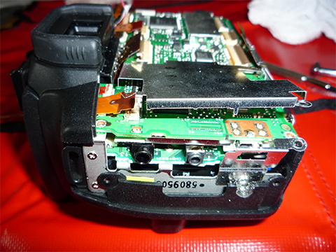 Screw wouldn’t budge so removed second shield instead.