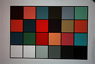 Image of colour palette taken after modification.