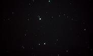 Test shot of M45 to assess coma.