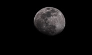First test shot of the moon to determine FOV.
